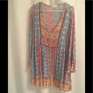 Boutique Boho Tunic Top